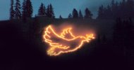 Berge in Flammen