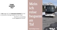 Gratis Shuttlebus - Bequem & umweltbewusst ins Tannheimer Tal Gratis Shuttlebus - Bequem & umweltbewusst ins Tannheimer Tal
